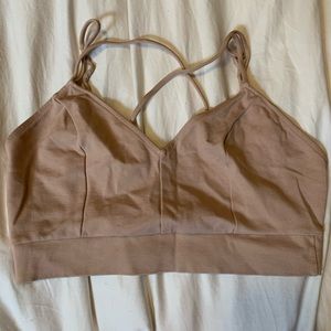Open back crop top